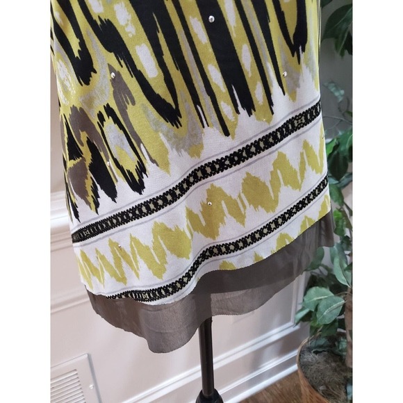 International Concepts Women's Multicolor Asymmetrical Sleeveless Top Blouse S - Picture 3 of 10